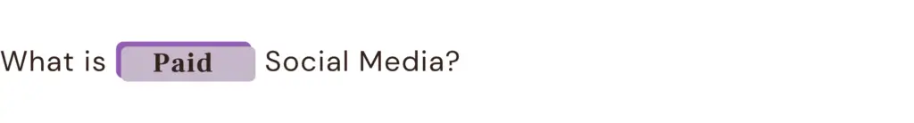 What Is Paid Social Media?